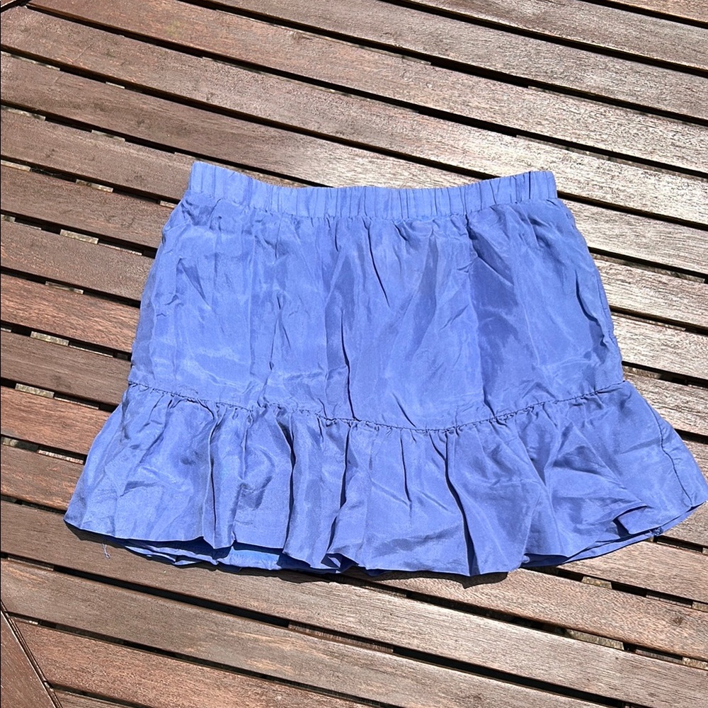 CrewCuts Blue Ruffled Toddler Girls Skirt size 6/7 Summer Clothes
